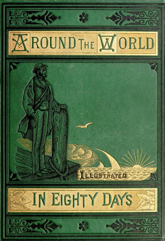 Capa do livro Around the World in Eighty Days