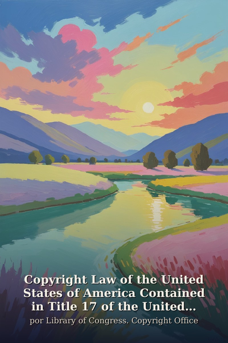 Capa do livro Copyright Law of the United States of America Contained in Title 17 of the United States Code