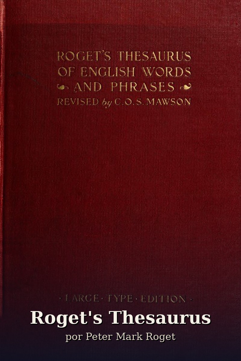 Capa do livro Roget's Thesaurus