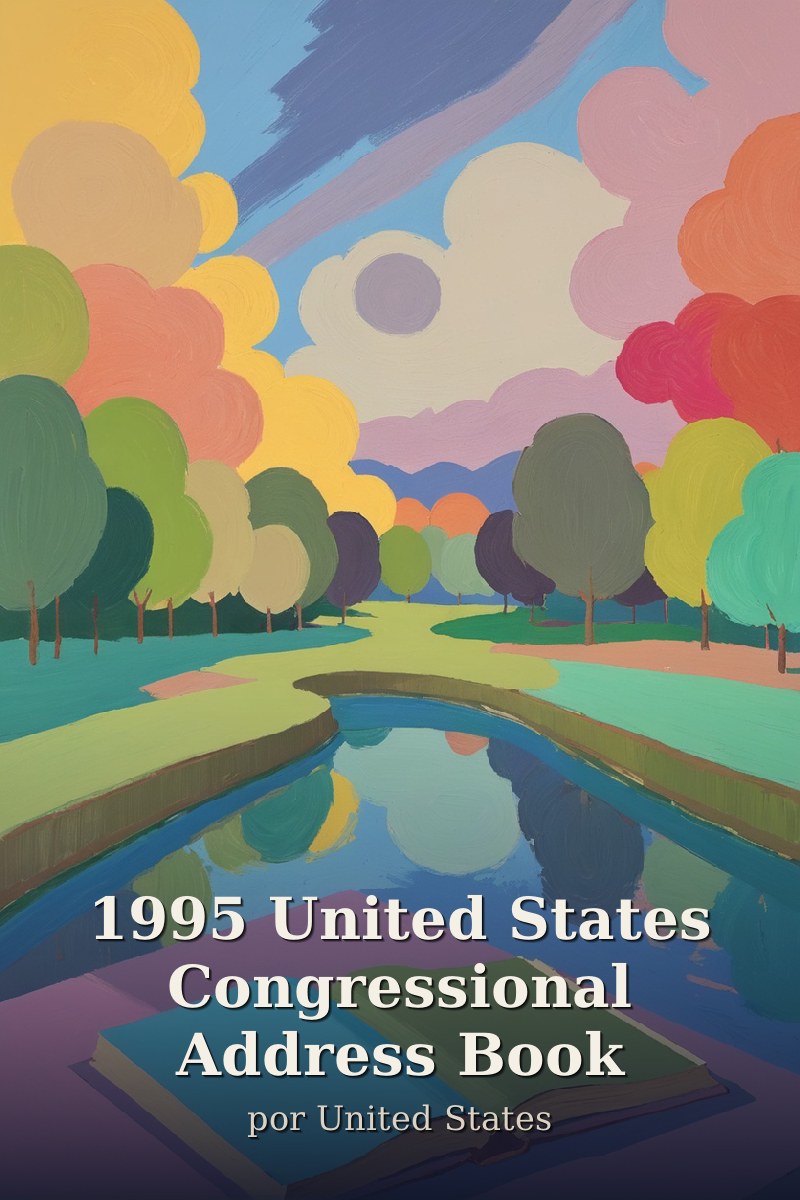 Capa do livro 1995 United States Congressional Address Book