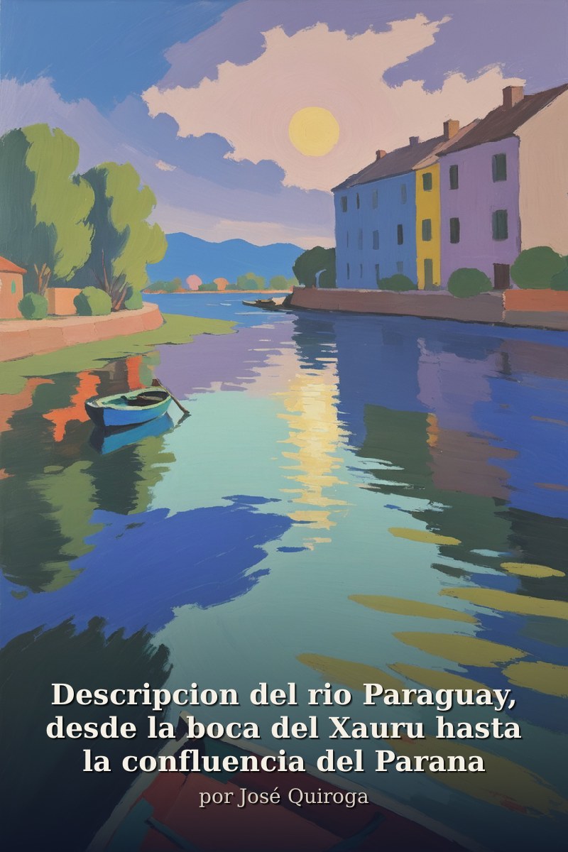 Capa do livro Descripcion del rio Paraguay, desde la boca del Xauru hasta la confluencia del Parana