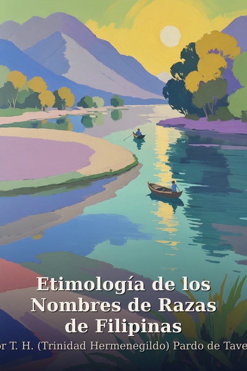 Capa do livro Etimología de los Nombres de Razas de Filipinas