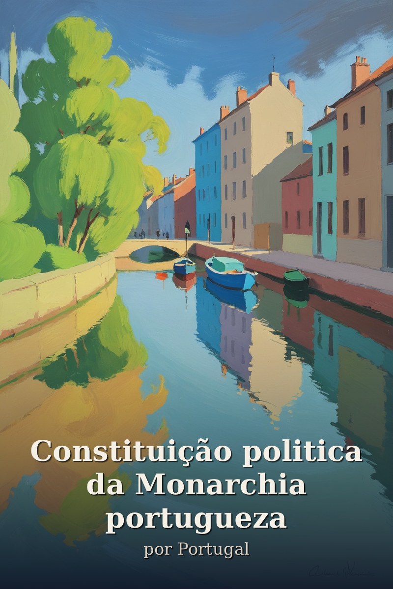 Capa do livro Constituição politica da Monarchia portugueza