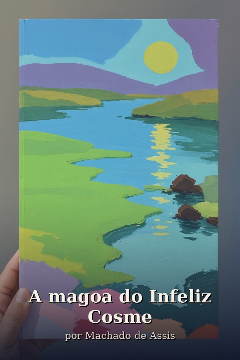 Capa do livro A magoa do Infeliz Cosme
