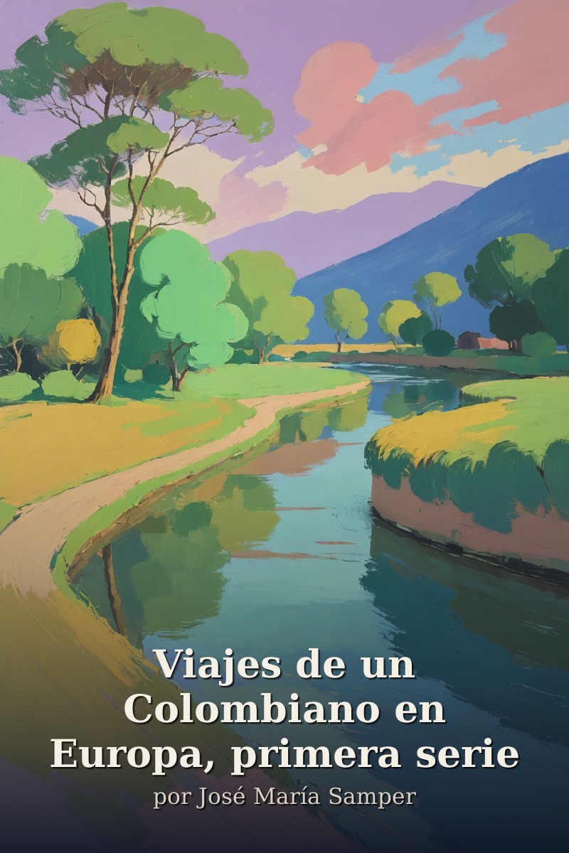 Capa do livro Viajes de un Colombiano en Europa, primera serie