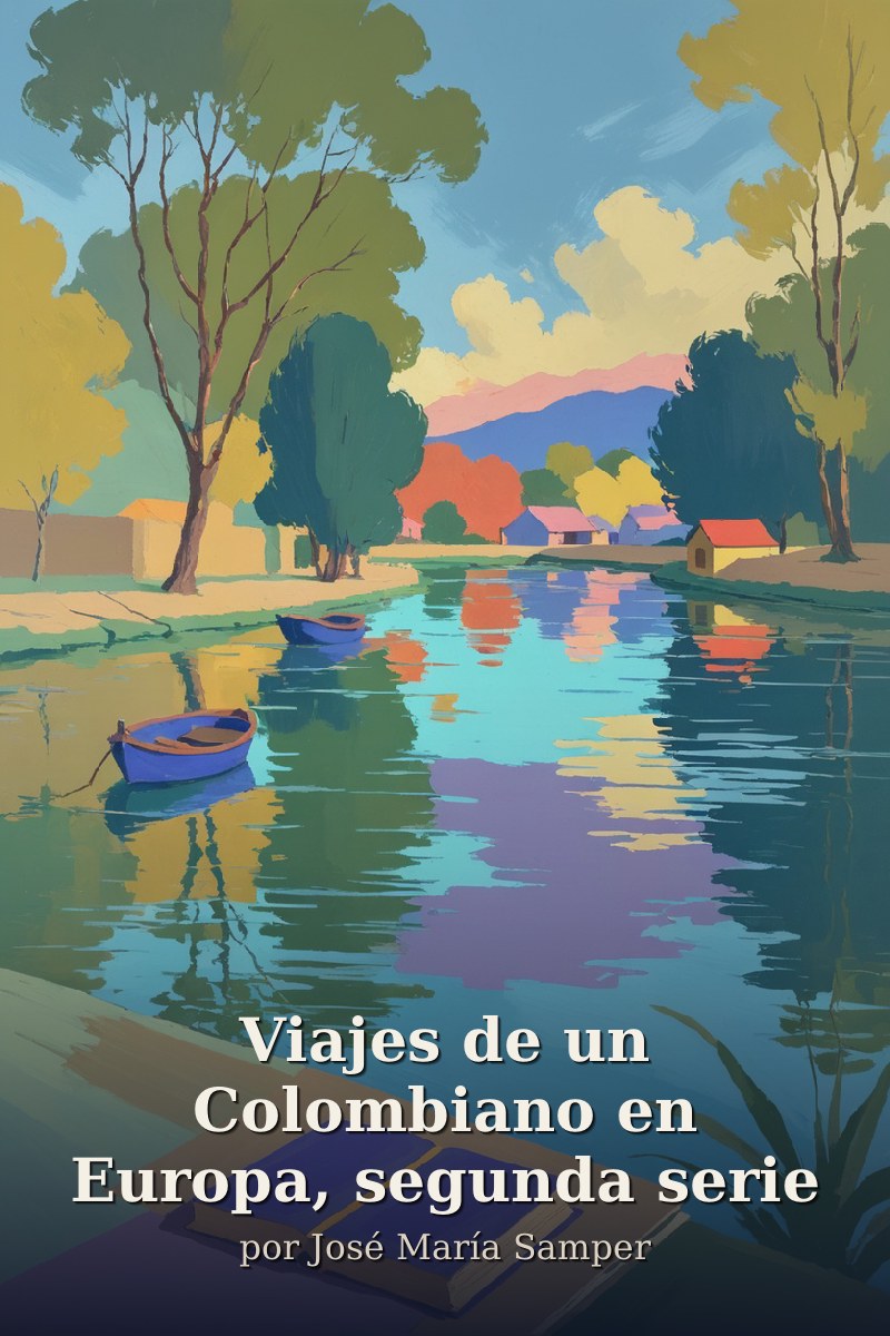 Capa do livro Viajes de un Colombiano en Europa, segunda serie