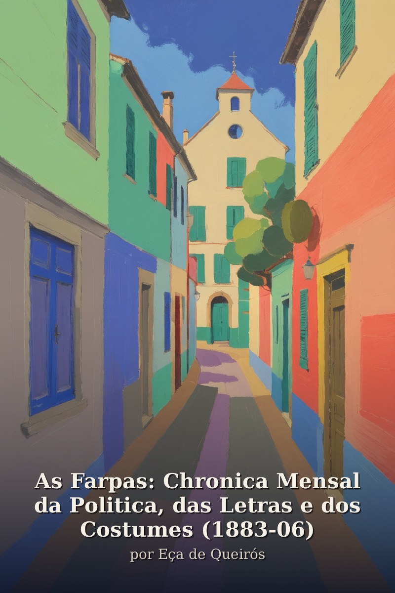 Capa do livro As Farpas: Chronica Mensal da Politica, das Letras e dos Costumes (1883-06)