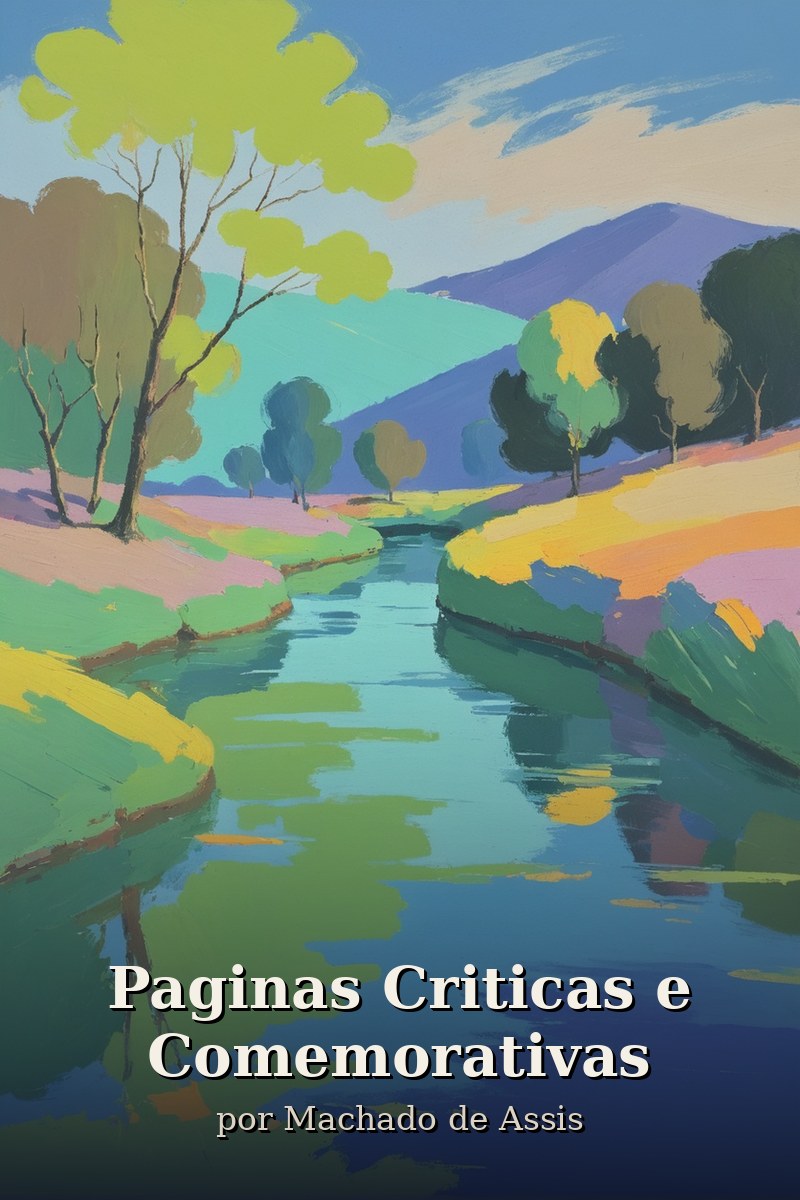 Capa do livro Paginas Criticas e Comemorativas