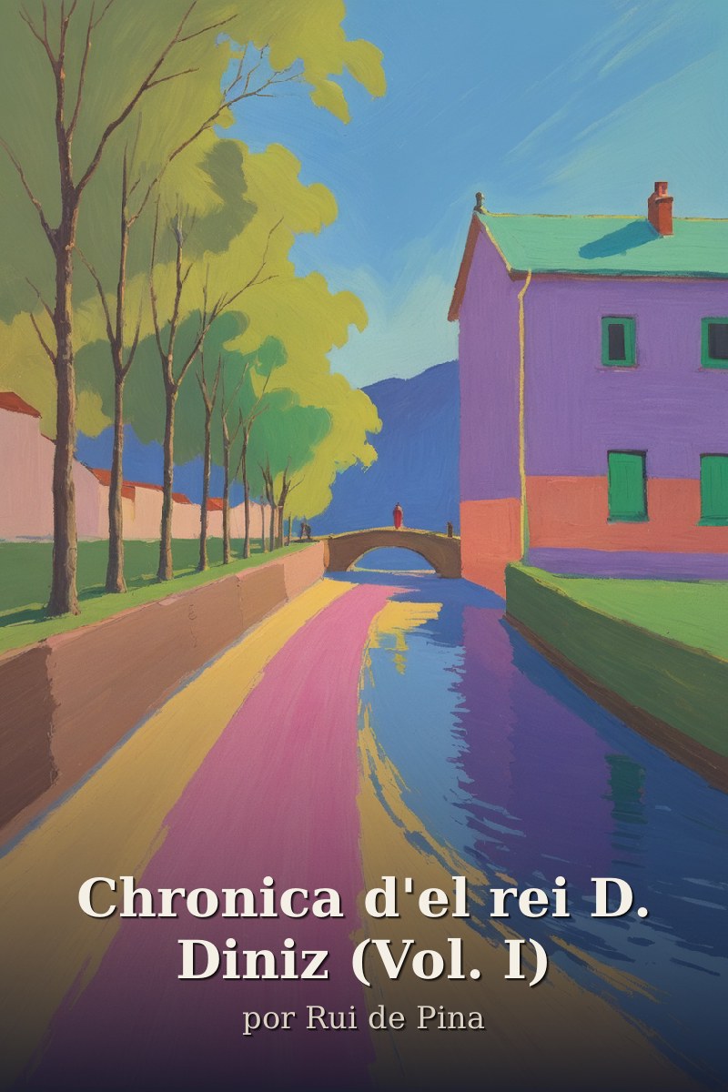 Capa do livro Chronica d'el rei D. Diniz (Vol. I)