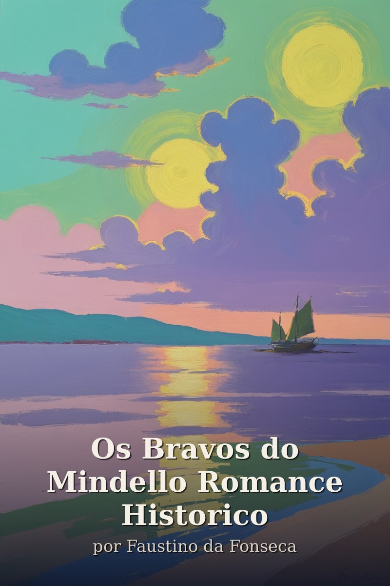 Capa do livro Os Bravos do Mindello Romance Historico