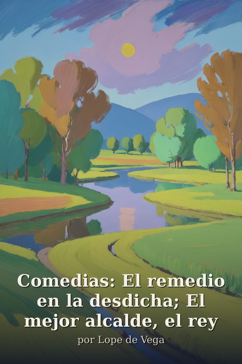 Capa do livro Comedias: El remedio en la desdicha; El mejor alcalde, el rey