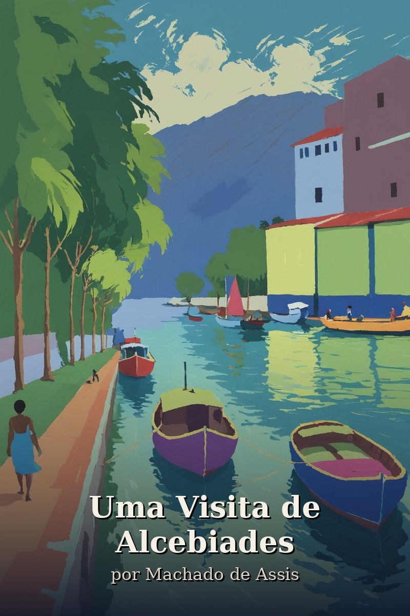 Capa do livro Uma Visita de Alcebiades
