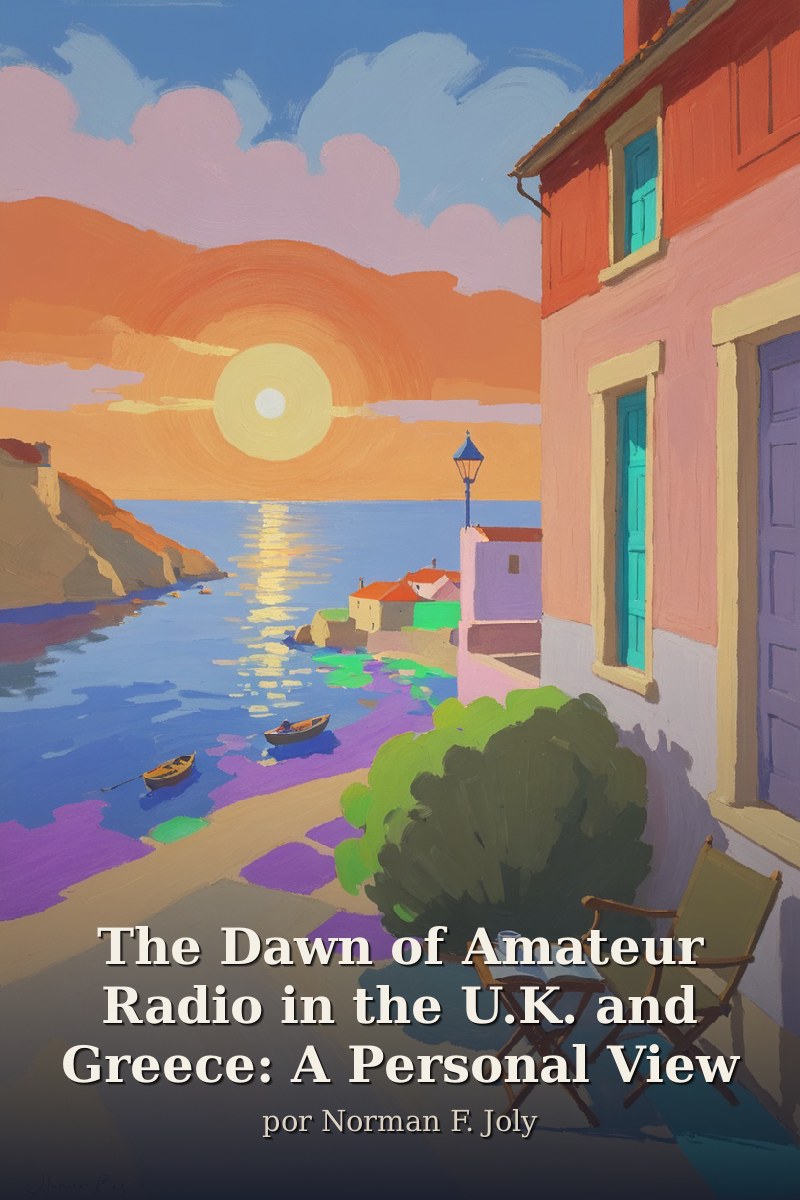 Capa do livro The Dawn of Amateur Radio in the U.K. and Greece: A Personal View