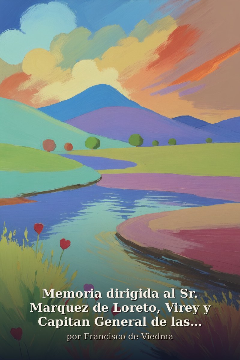 Capa do livro Memoria dirigida al Sr. Marquez de Loreto, Virey y Capitan General de las Provincias del Rio de La Plata