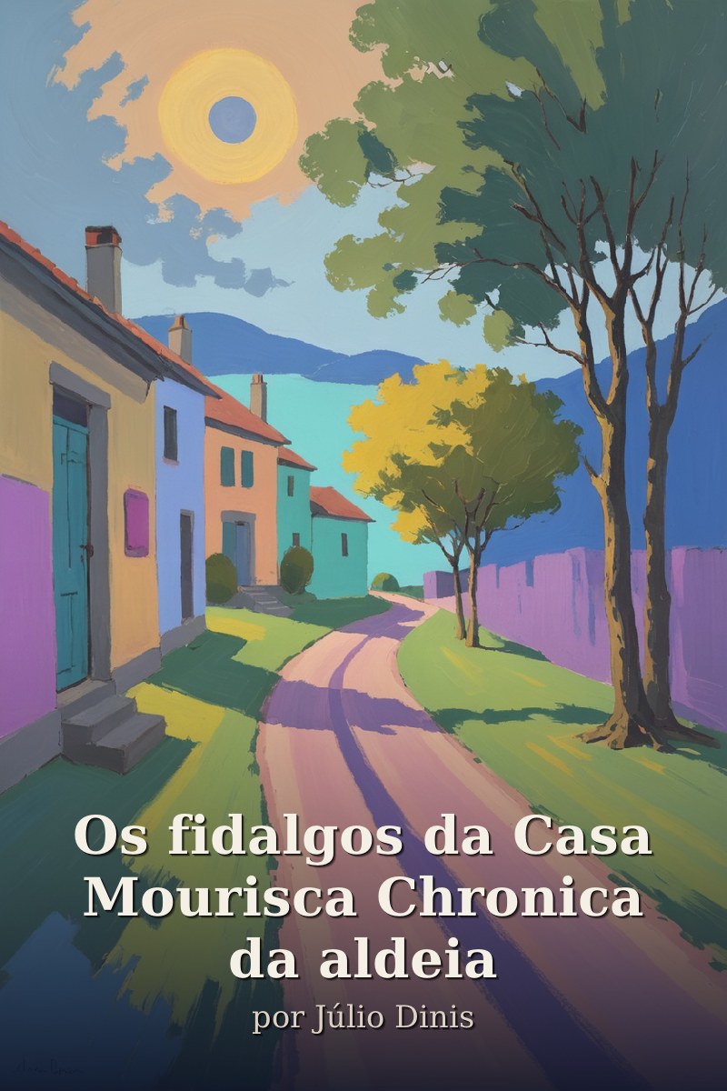 Capa do livro Os fidalgos da Casa Mourisca Chronica da aldeia