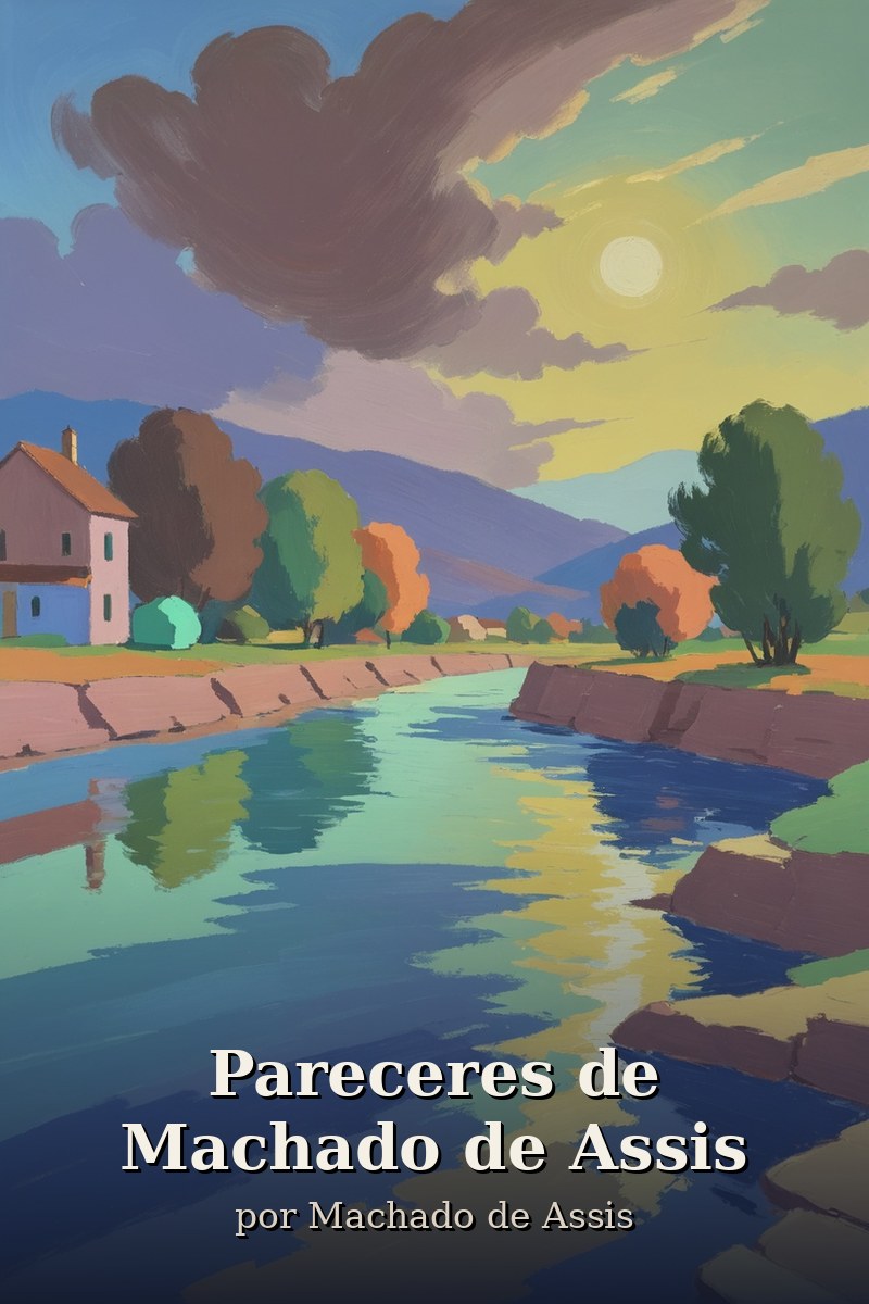 Capa do livro Pareceres de Machado de Assis