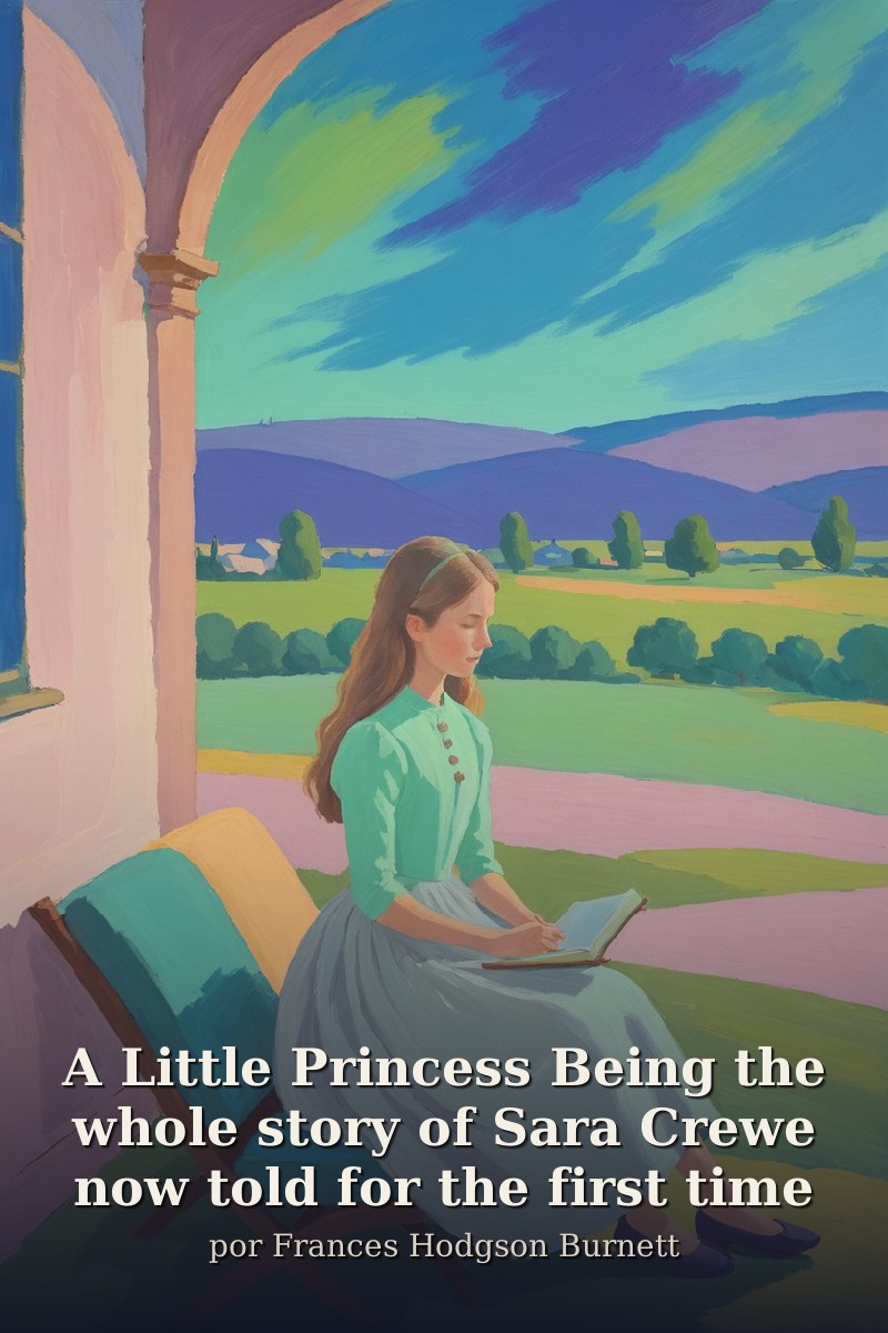 Capa do livro A Little Princess Being the whole story of Sara Crewe now told for the first time