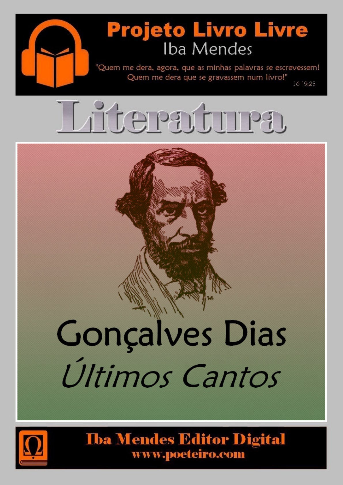 Capa do livro ultimos-cantos-goncalves-dias-iba-mendes