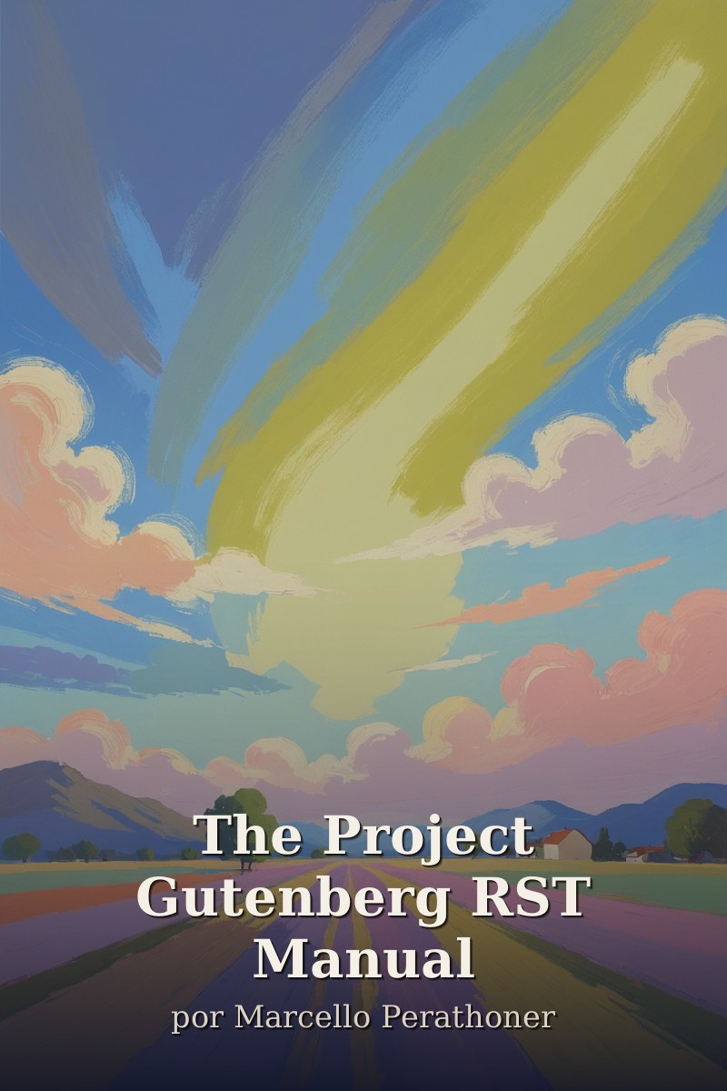 Capa do livro The Project Gutenberg RST Manual