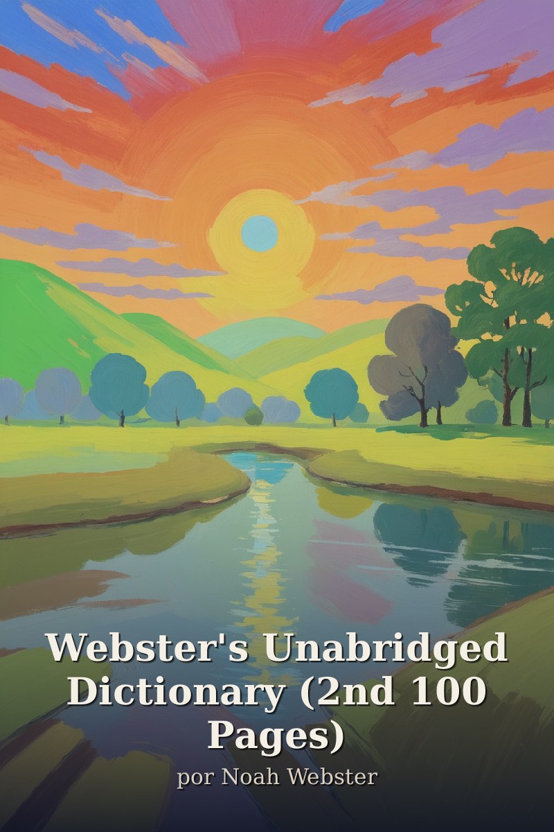 Capa do livro Webster's Unabridged Dictionary (2nd 100 Pages)