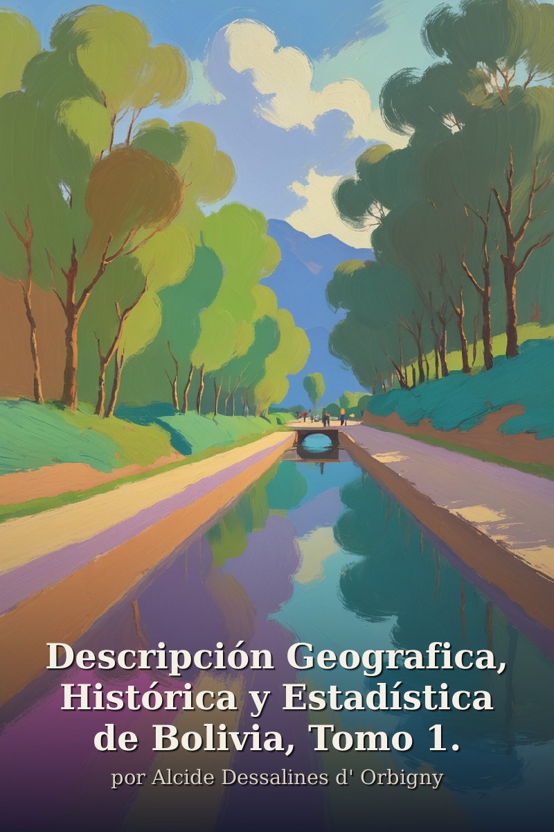 Capa do livro Descripción Geografica, Histórica y Estadística de Bolivia, Tomo 1.