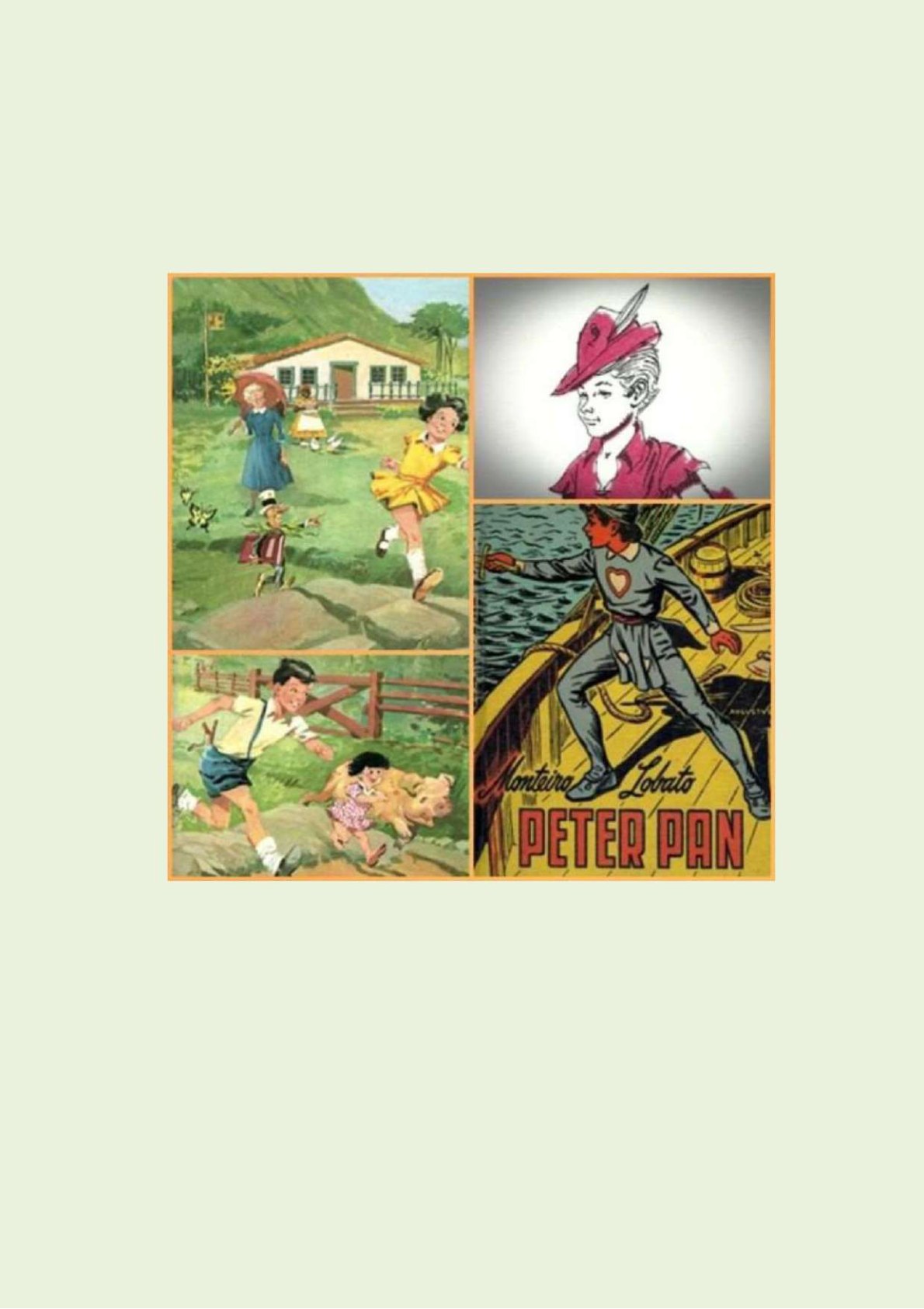 Capa do livro Peter-Pan-Monteiro-Lobato