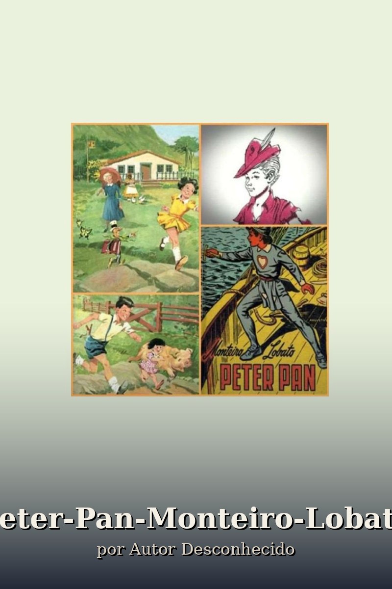 Capa do livro Peter-Pan-Monteiro-Lobato