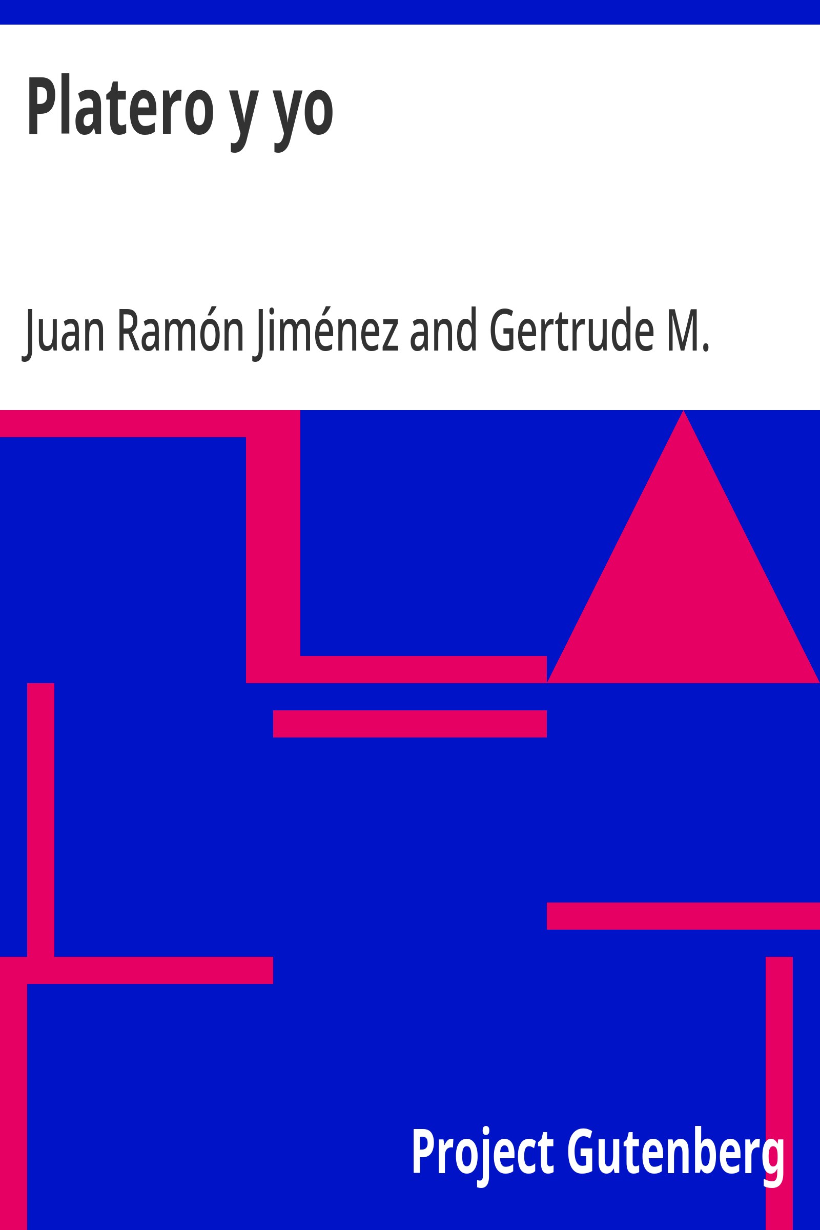 Capa do livro Platero y yo