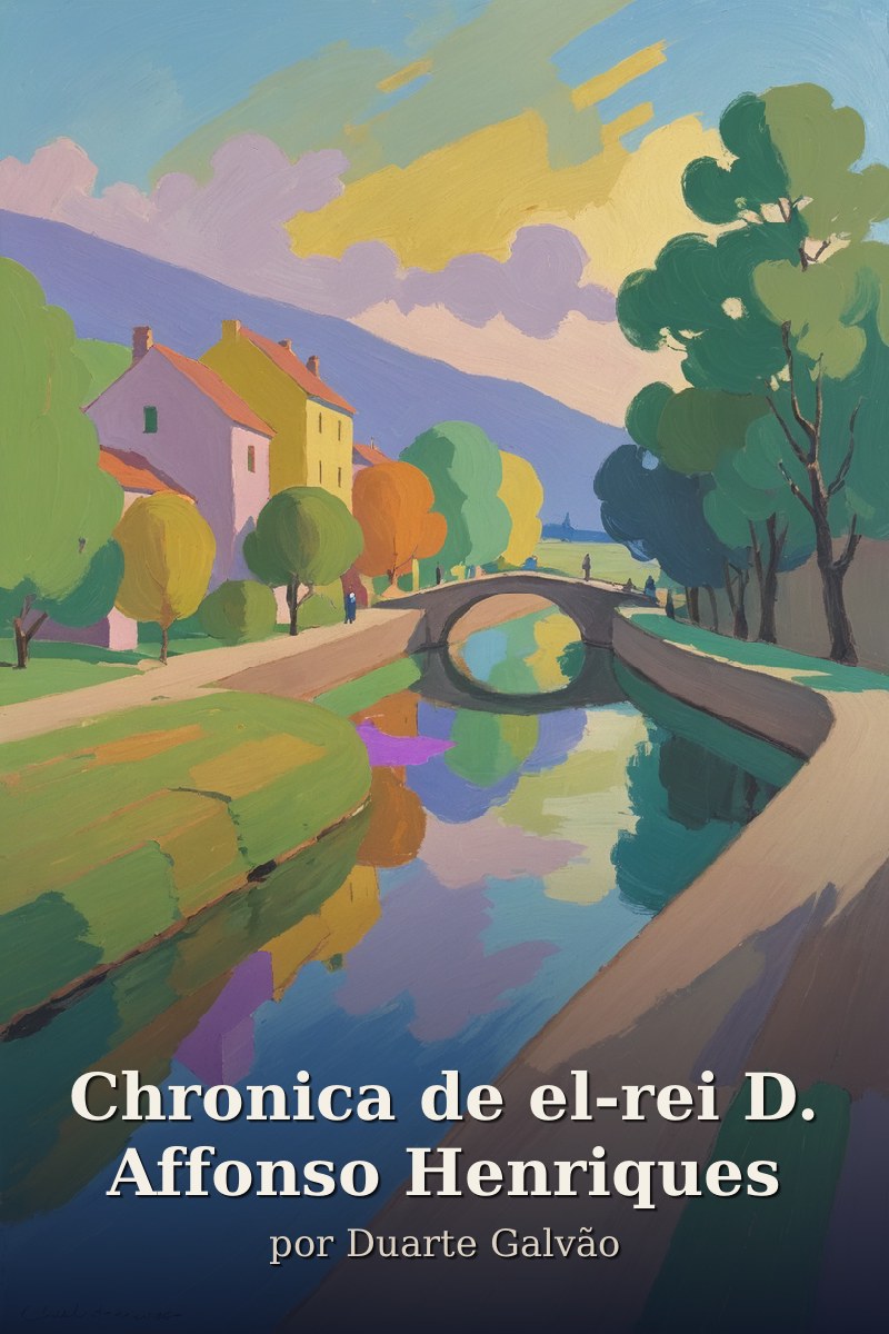 Capa do livro Chronica de el-rei D. Affonso Henriques
