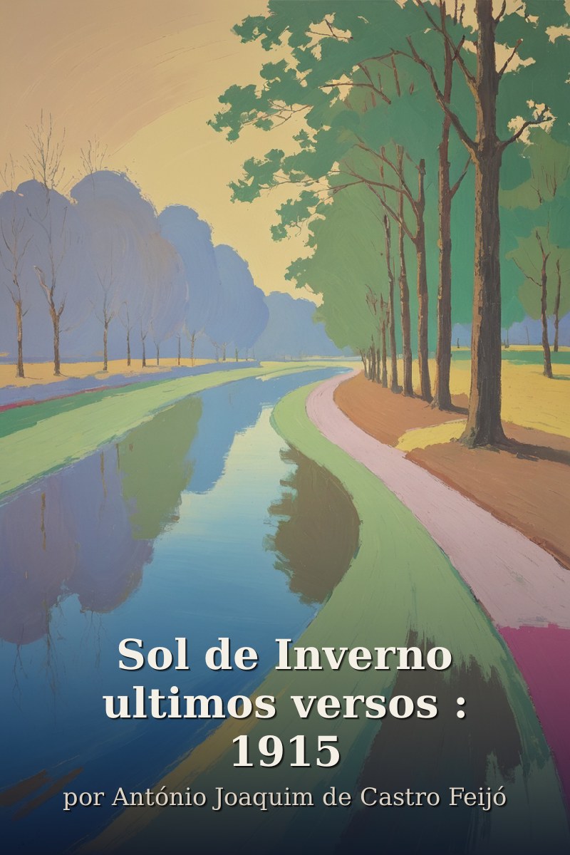 Capa do livro Sol de Inverno ultimos versos : 1915