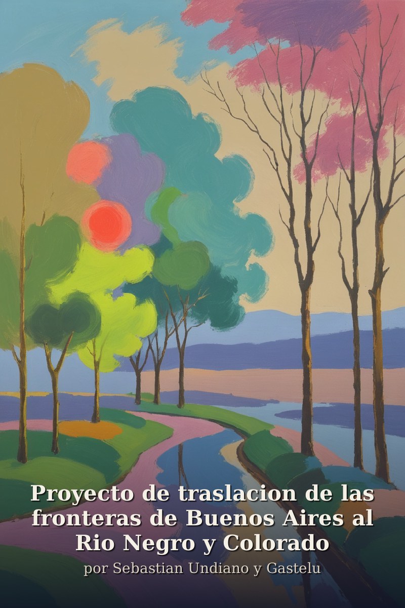 Capa do livro Proyecto de traslacion de las fronteras de Buenos Aires al Rio Negro y Colorado