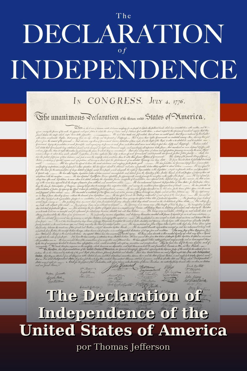 Capa do livro The Declaration of Independence of the United States of America