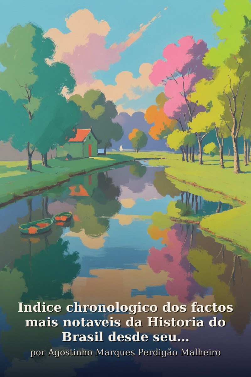 Capa do livro Indice chronologico dos factos mais notaveis da Historia do Brasil desde seu descobrimento em 1500 até 1849