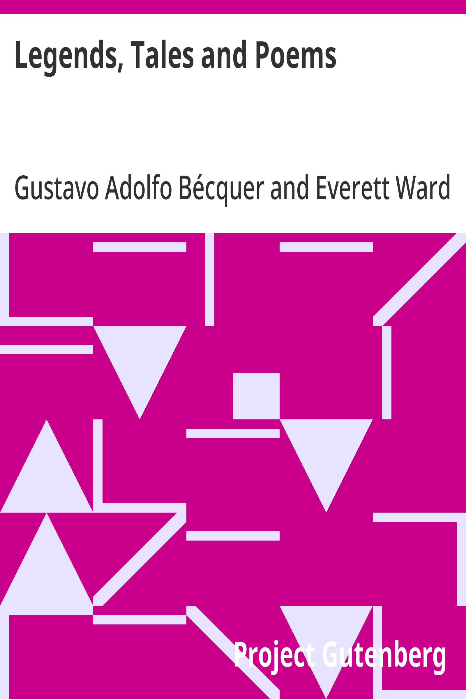 Capa do livro Legends, Tales and Poems
