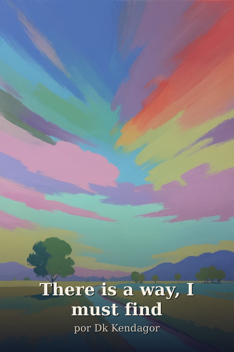 Capa do livro There is a way, I must find