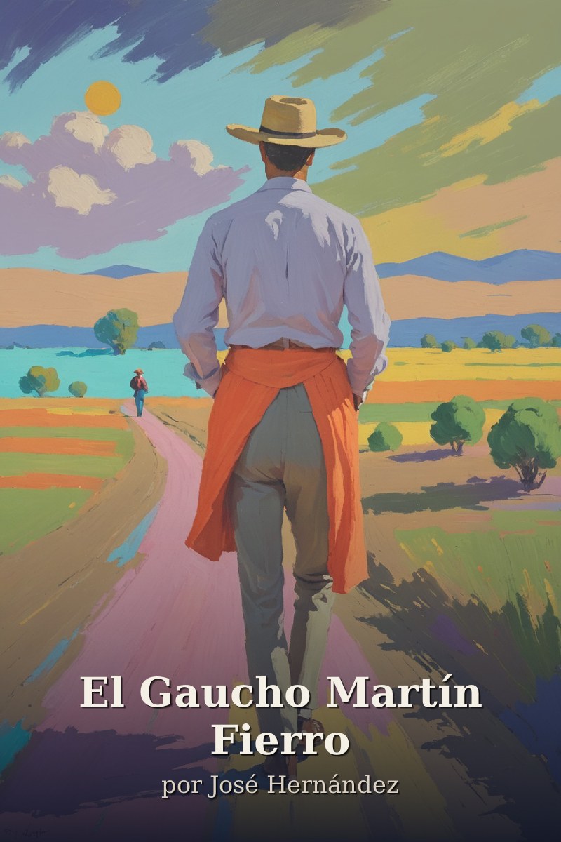 Capa do livro El Gaucho Martín Fierro
