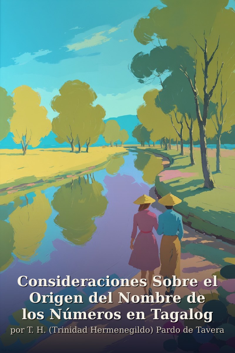 Capa do livro Consideraciones Sobre el Origen del Nombre de los Números en Tagalog