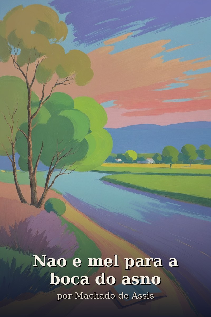 Capa do livro Nao e mel para a boca do asno