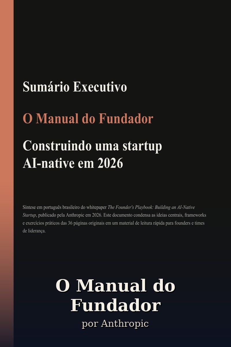 Capa do livro O Manual do Fundador