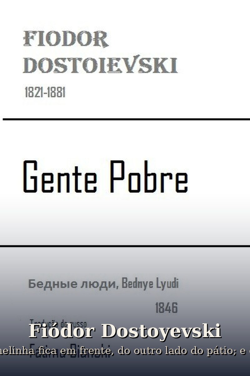 Capa do livro Fiódor Dostoyevski