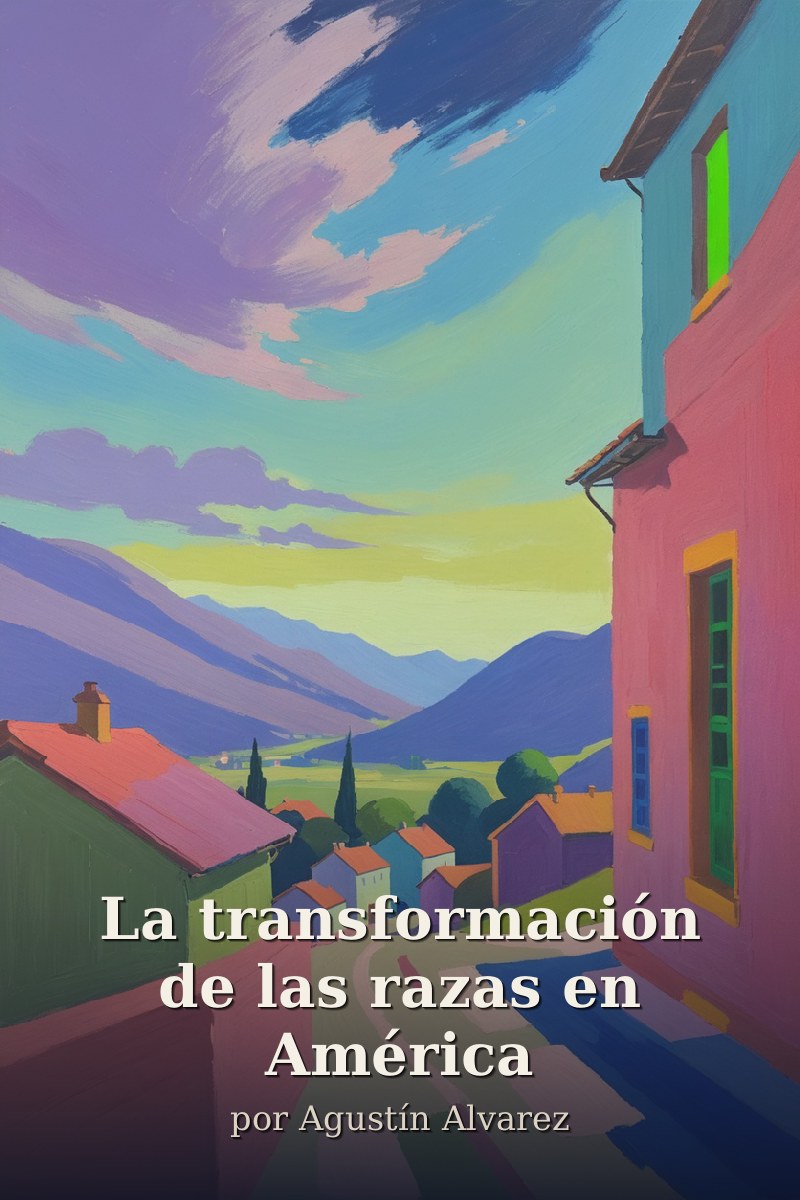 Capa do livro La transformación de las razas en América