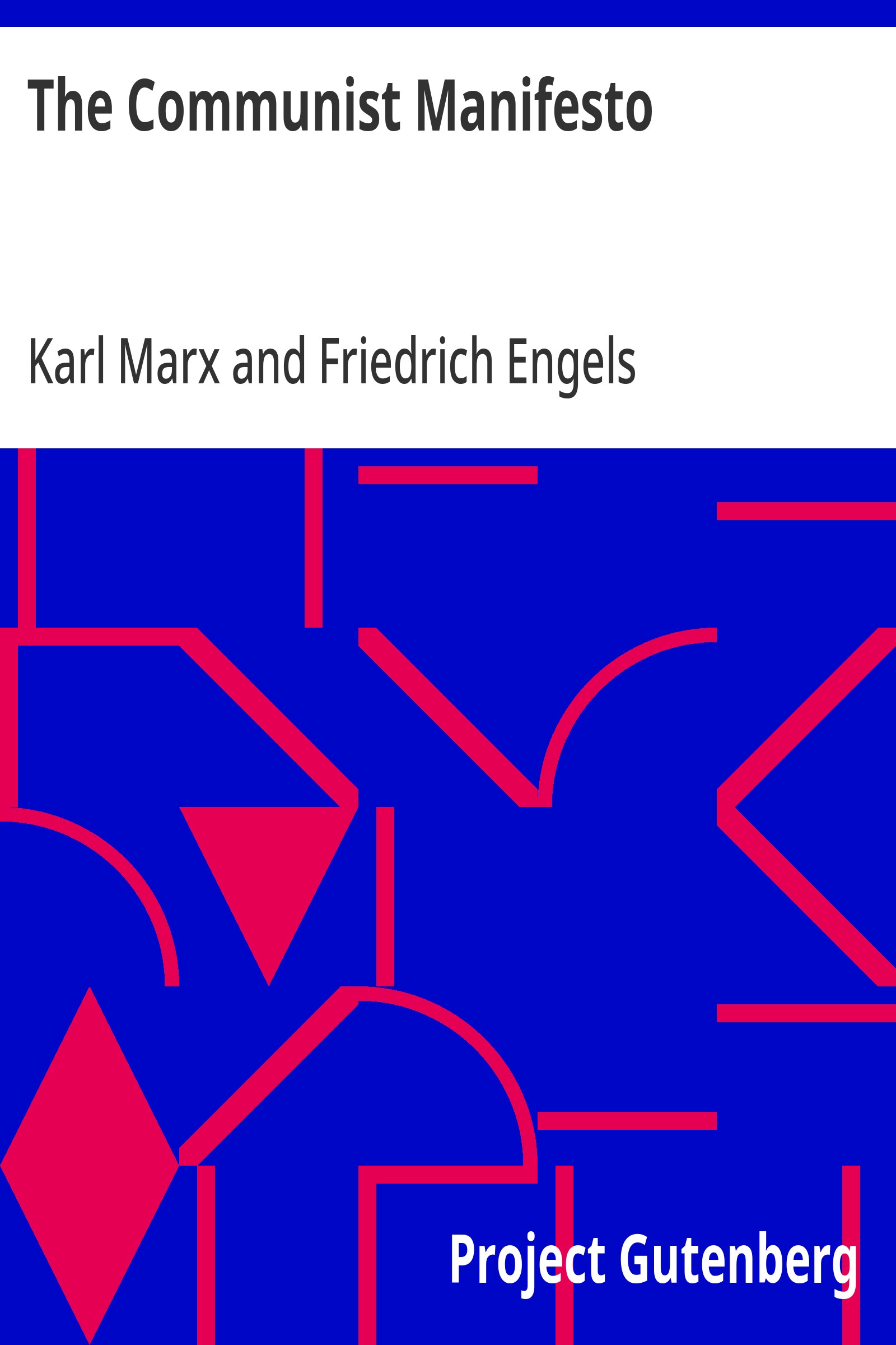 Capa do livro The Communist Manifesto
