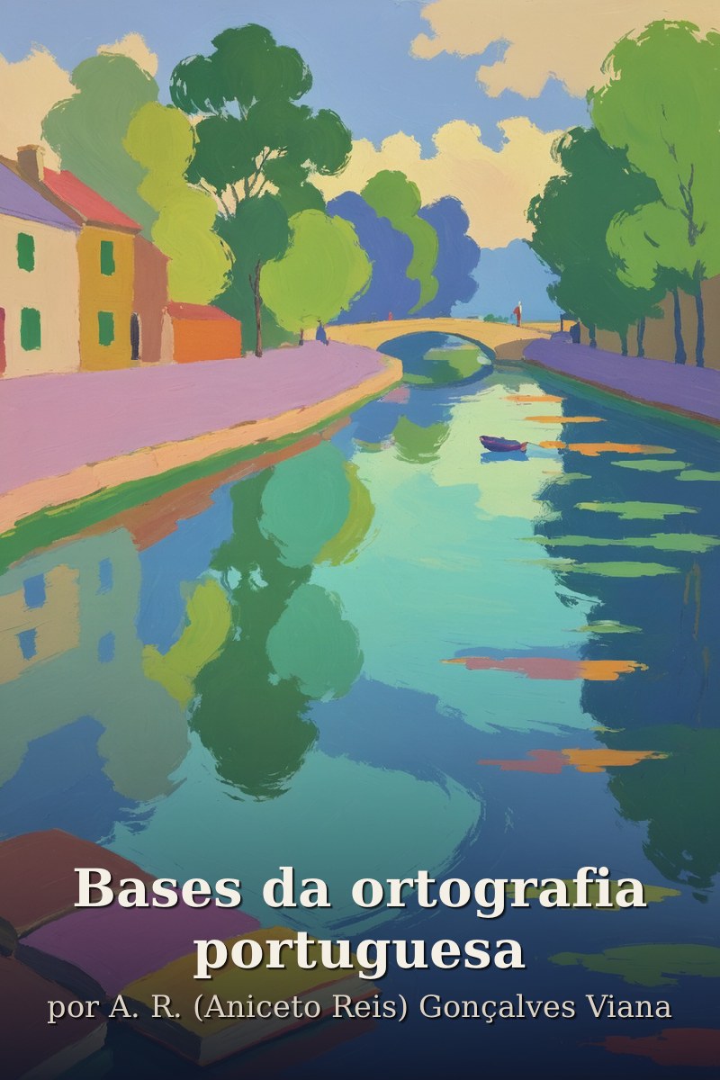 Capa do livro Bases da ortografia portuguesa