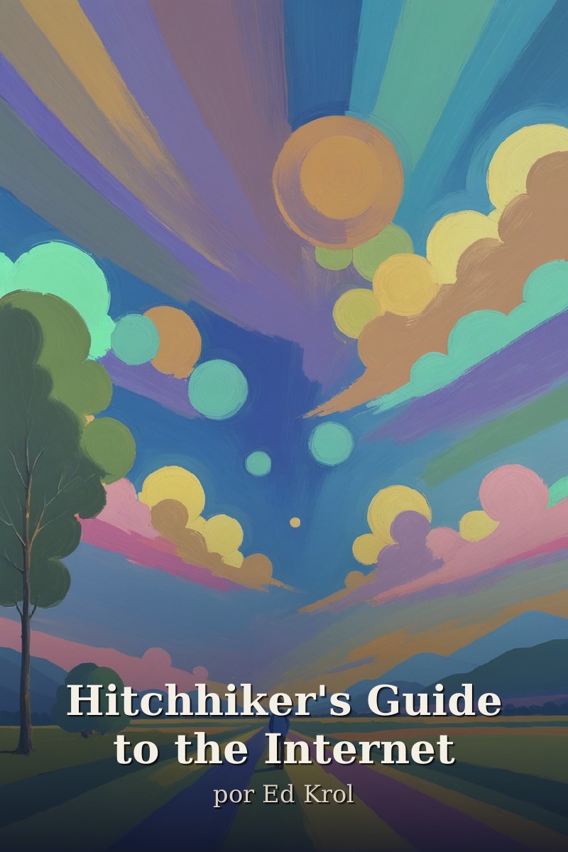 Capa do livro Hitchhiker's Guide to the Internet