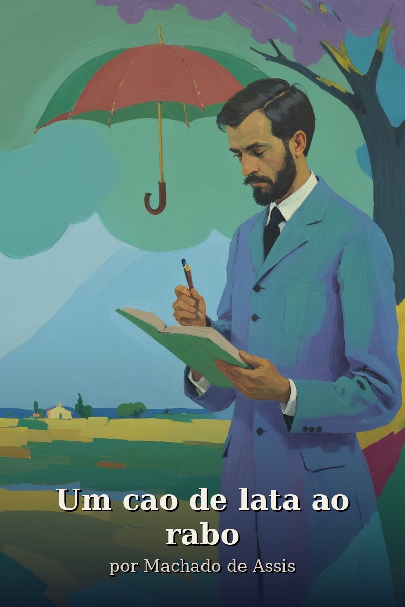 Capa do livro Um cao de lata ao rabo
