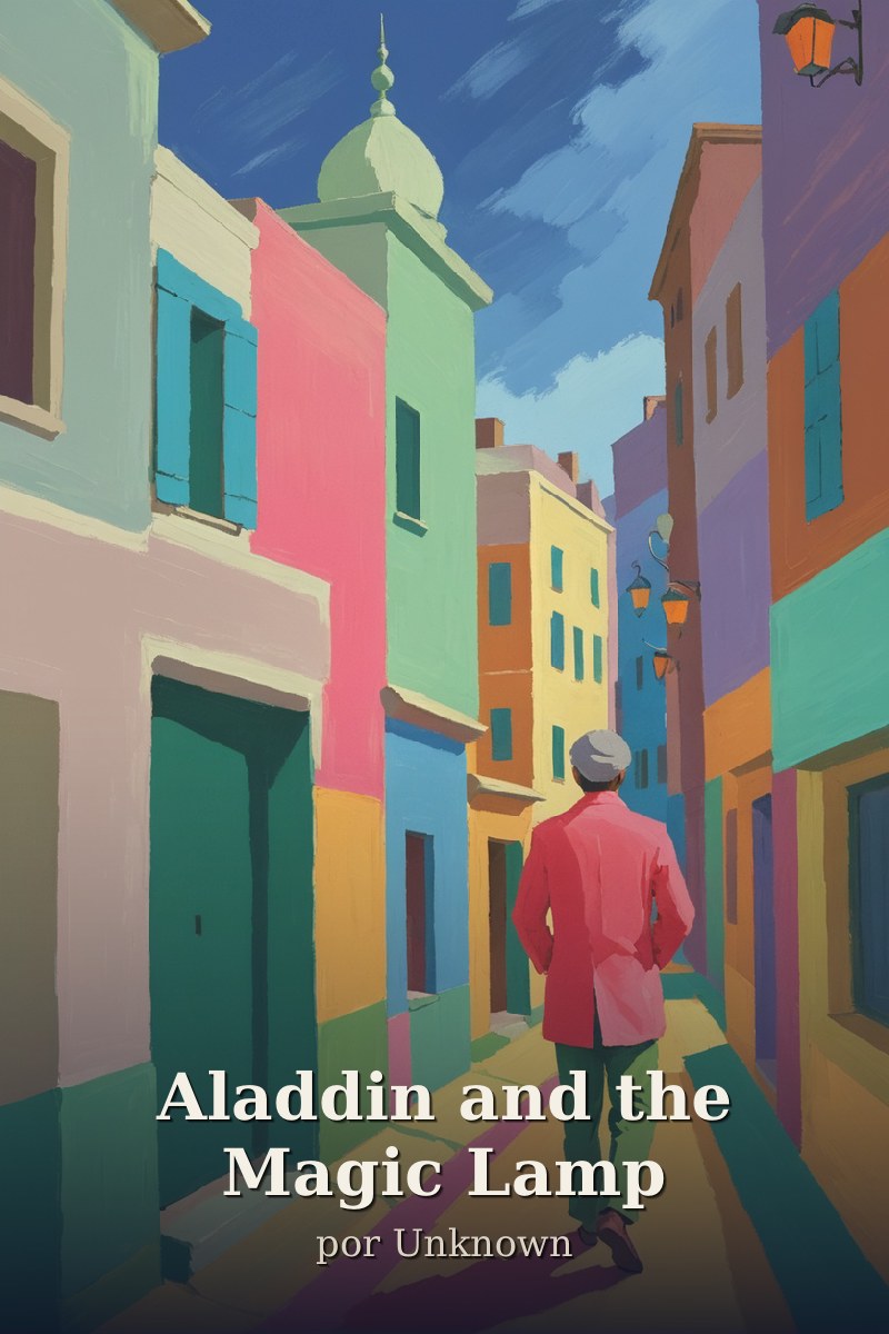 Capa do livro Aladdin and the Magic Lamp