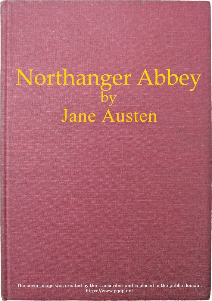 Capa do livro Northanger Abbey