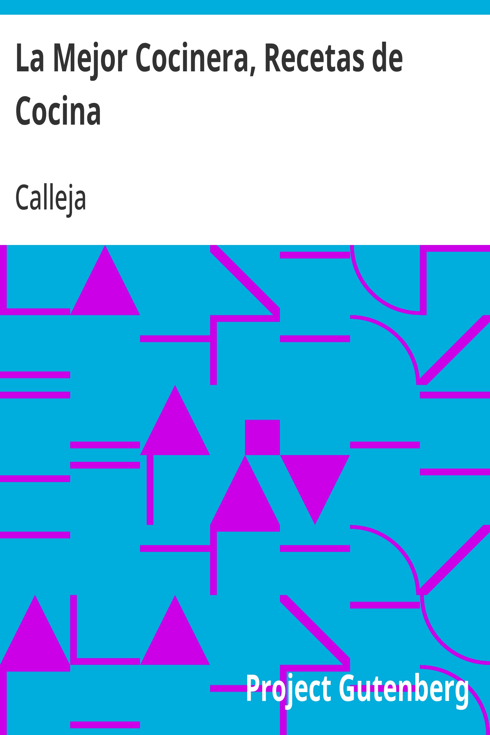 Capa do livro La Mejor Cocinera, Recetas de Cocina