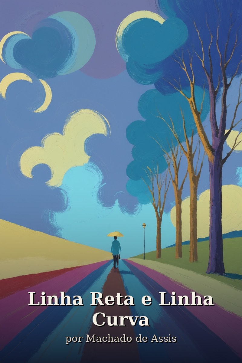 Capa do livro Linha Reta e Linha Curva