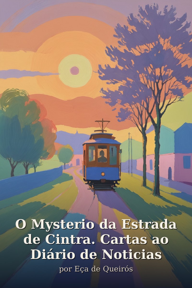 Capa do livro O Mysterio da Estrada de Cintra. Cartas ao Diário de Noticias